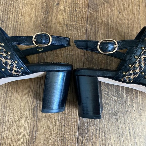 Eric Javits Black and Tan Sandals - Picture 5 of 7